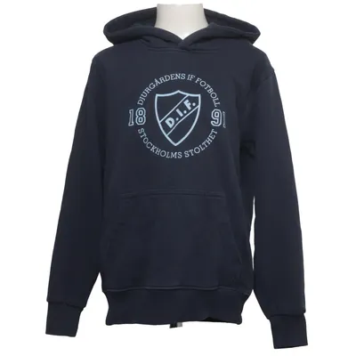 Capuchon sweater (Blauw) van Djurgårdens IF Katoen, Polyester