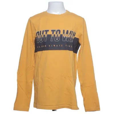Långärmad t-shirt (Gul) från Download Bomull