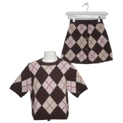 Set (Brun, Rosa, Beige) från Zara Akryl, Polyester, Ull