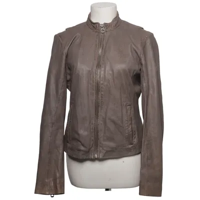 Veste en cuir (Marron) de Gipsy Coton, Cuir