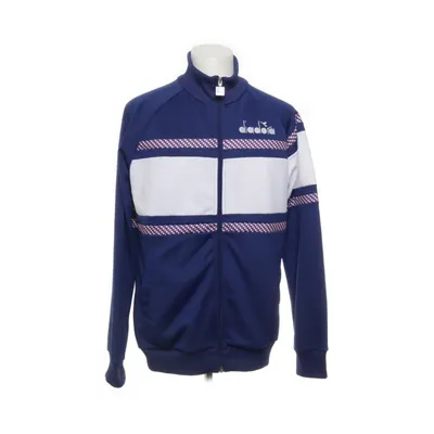 Träningsjacka (Blå, Vit, Flerfärgad) från Diadora Bomull, Polyester