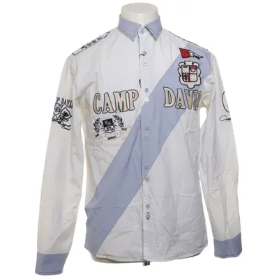 Skjorta (Vit, Blå) från Camp David Bomull