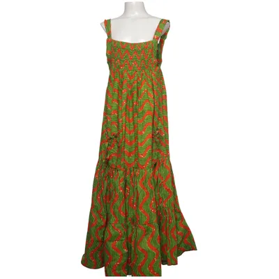 Maxi dress (Green, Red, Multicolored) from Hitarget