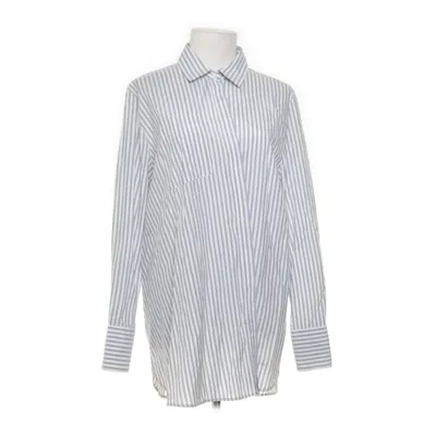 Skjorta (Vit, Blå) från H&M Conscious Collection Exclusive Bomull, Silke