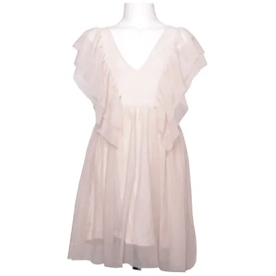 Jurk (Beige) van Zara Polyester