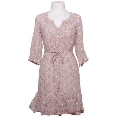 Klänning (Beige, Flerfärgad) från Forever New Metallfiber, Polyester, Silke