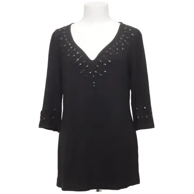 T-shirt à manches longues (Noir) de Ricarda M Élasthane, Viscose
