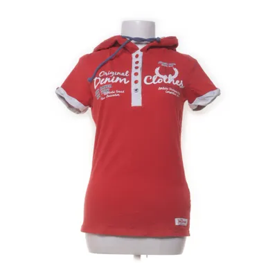 Korte mouwen capuchon sweater (Rood) van John Baner Katoen, Elastaan