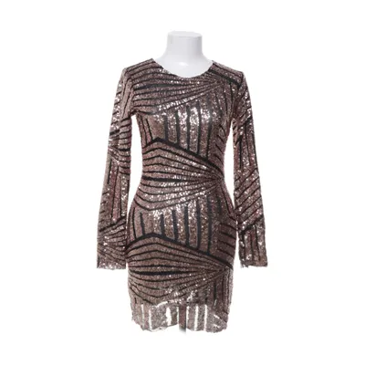 Cocktailkjole (Sort, Guld) fra Zara Polyester, Elastan