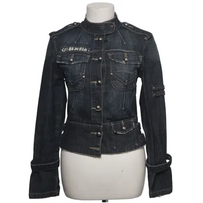 Denimjakke (Blå) fra New Look Bomuld, Elastan, Polyester