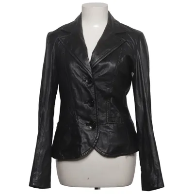 Læderblazer (Sort) fra Danier Læder, Polyester
