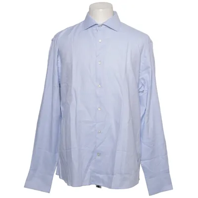Shirt (Blauw, Wit) van Dan John Katoen