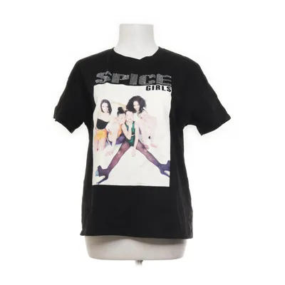 T-shirt (Zwart, Meerkleurig) van Stradivarius Katoen