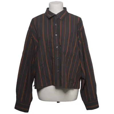 Chemise (Gris, Marron) de JW Anderson x Uniqlo Coton, Viscose