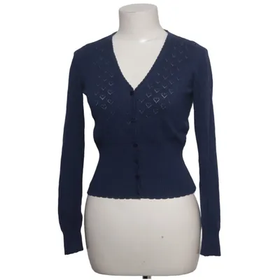 Strickjacke (Blau) von King Louie Baumwolle, Viskose
