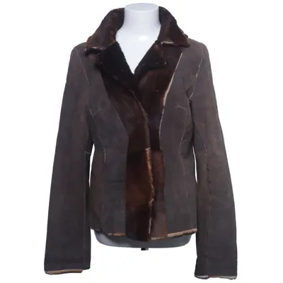 Veste en peau de mouton retournée (Marron) de Utzon