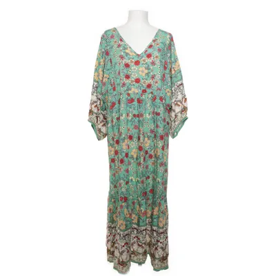 Maxi dress (Green, Multicolored) from Rusttydustty Viscose