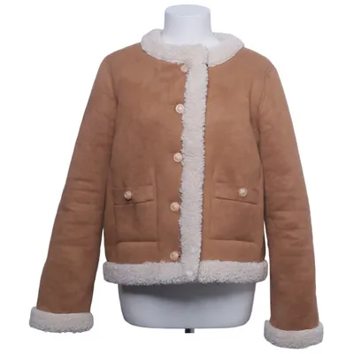 Shearlingjakke (MANTEAU EDUN H24C11231) fra Suncoo Genanvendt polyester