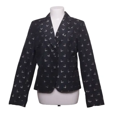 Blazer (Black, Multicolored) from Shann by Pola Acetate, Polyester