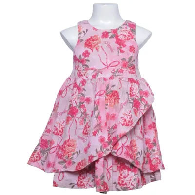 Dress (Pink, Red, Multicolored) from Pampolina Cotton