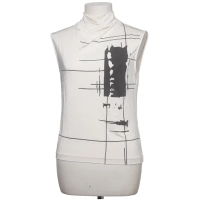 Top (Hvid, Sort) fra Bernd Berger Elastan, Viscose