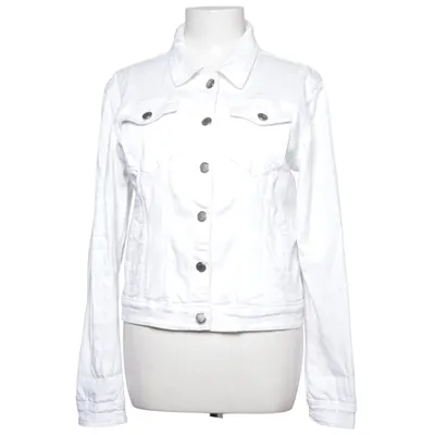 Veste en jean (Blanc) de Nina Carter Coton, Élasthane