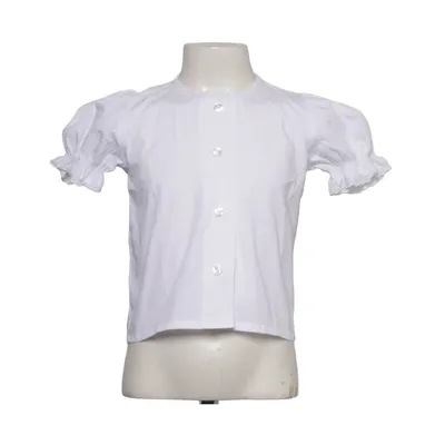 Dirndlblus (Vit) från Isar-Trachten Bomull, Polyester