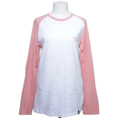 Baseballtröja (Vit, Rosa) från Dickies Bomull