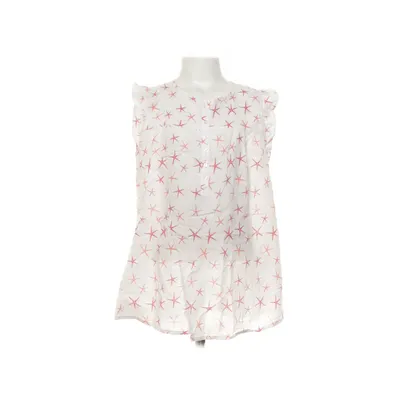 Strandklänning (Vit, Röd) Bomull