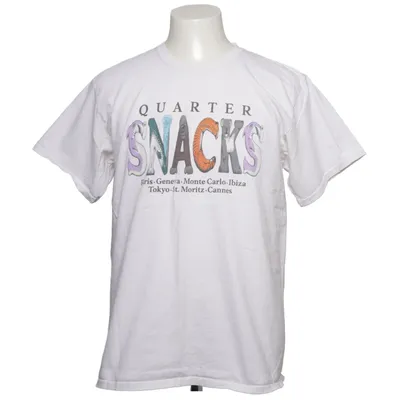 T-shirt (White) from Quartersnacks Cotton