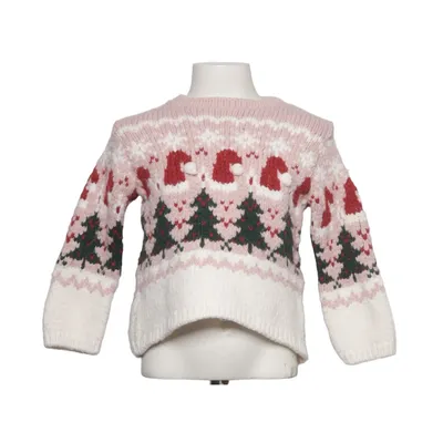 Kersttrui (Beige, Rood, Groen) van Zara Knitwear Acryl, Polyamide, Polyester