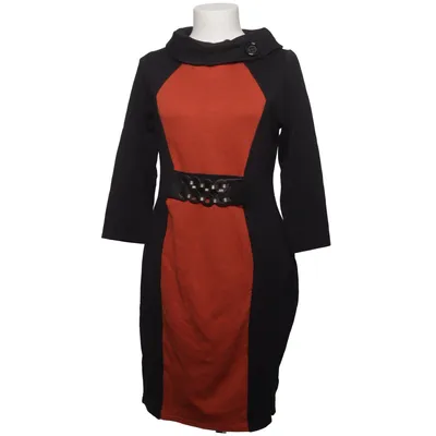 Jurk (Zwart, Oranje) van Jus D'Orange Polyester, Viscose