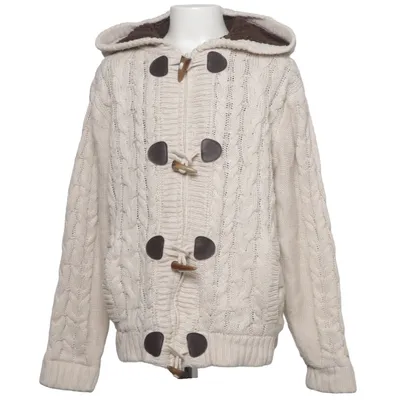Cardigan (Beige) from Rebel Acrylic, Cotton, Polyester