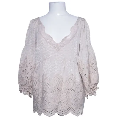 Bluse (Beige) fra Odd Molly Bomuld, Silke