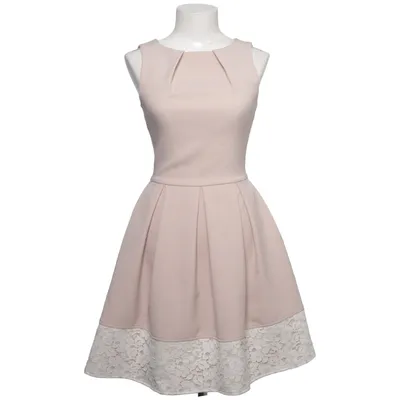 Dress (Beige) from Closet London Cotton, Elastane, Polyamide, Polyester
