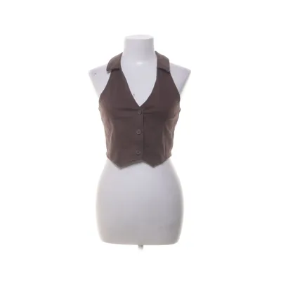 Jeansväst (Brun) från Divided by H&M Elastan, Bomull
