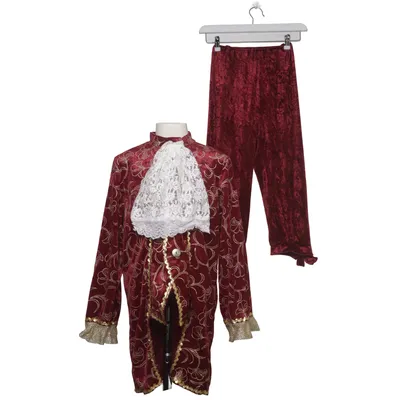 Maskeradkläder (Röd, Guldfärgad) från Wilbers Karnaval Polyester