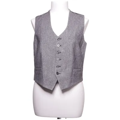 Kostymväst (Grå) från Nygårdsanna Acetat, Linne, Ull
