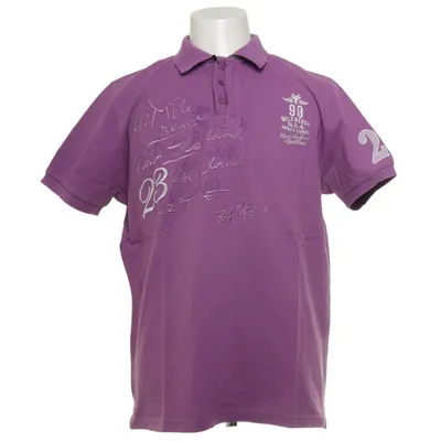 Pikétröja (Lila) från New Zealand Auckland Bomull