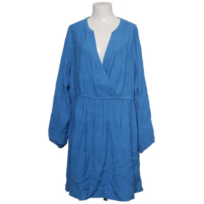 Dress (Blue) from Zizzi Polyamide, Viscose