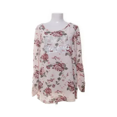 Långärmad t-shirt (Rosa) från Jean Pascale Elastan, Polyester
