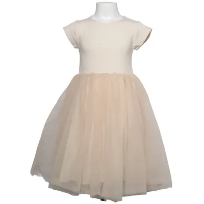 Kjole (Beige) fra Donsje Bomuld, Elastan, Polyester, Viscose
