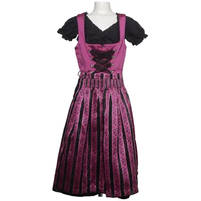 Dirndl (Rosa, Svart) från Turi Landhaus Polyester, Silke