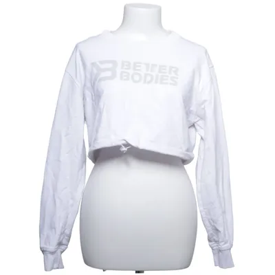 Collegetröja (Vit) från Better Bodies Bomull, Polyester