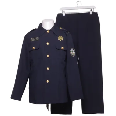 Maskeradkläder (Blå) från Widmann Polyester