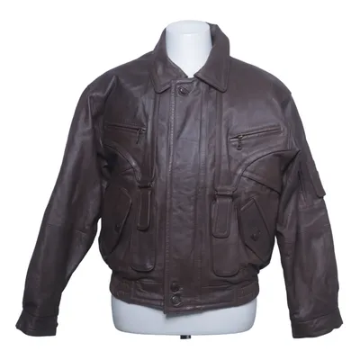 Veste en cuir (Marron) de Smooth Cuir, Polyester