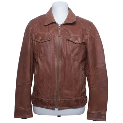Leather jacket (Brown) from Jofama