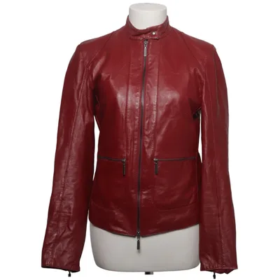 Læderjakke (Rød) fra Danier Læder, Polyester