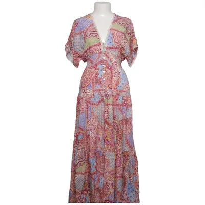 Maxikleid (Pink, Mehrfarbig) von Zara Viskose