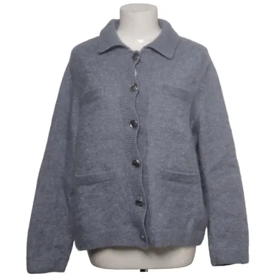 Cardigan (Blauw) van H&M Premium Quality Polyamide, Mohair, Wol, Elastaan